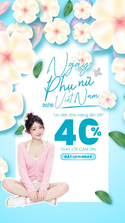 20/10, Ngày phụ nữ Việt Nam, Vietnamese Women's Day, phụ nữ, sự kiện, event, mỹ phẩm, làm đẹp, beauty, hiện đại, modern