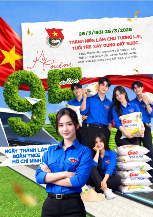Chào mừng kỷ niệm ngày thành lập Đoàn TNCS Hồ Chí Minh 26/3