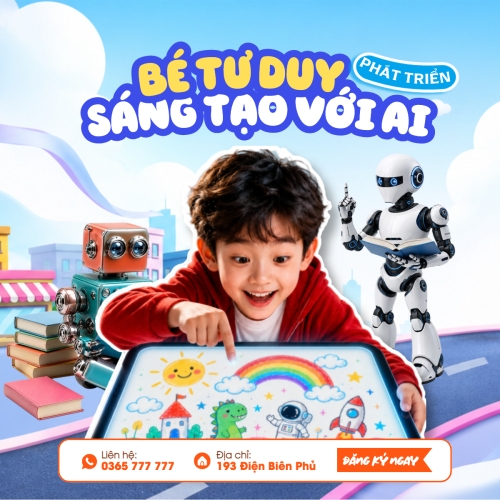 Bé sáng tạo AI