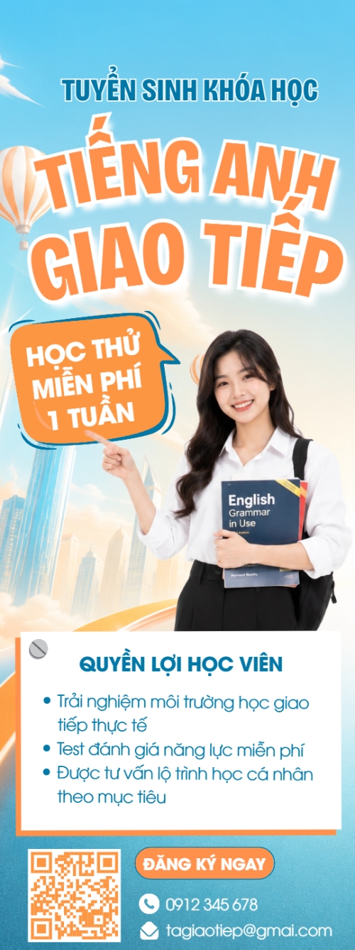 Tuyển sinh khóa học tiếng anh giao tiếp