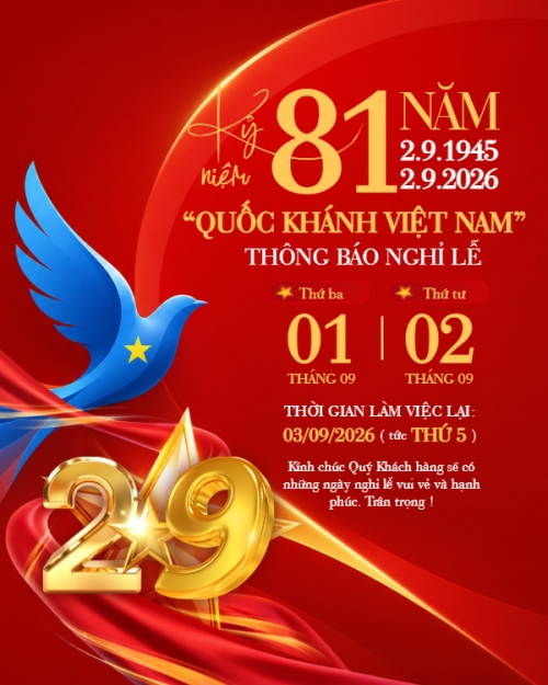 Kỷ niệm 81 năm ngày Quốc Khánh Việt Nam