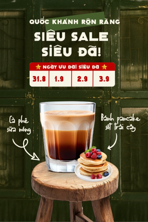 2/9, Quốc Khánh, lễ hội, Việt Nam, nước uống, juice, giải khát, F&B, drink, cổ điển, vintage, retro, classic