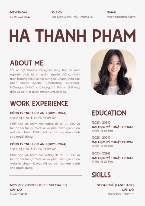 Hồ sơ xin việc Kế toán