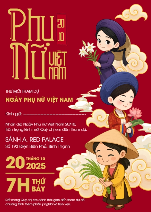 20/10, Ngày phụ nữ Việt Nam, Vietnamese Women's Day, phụ nữ, sự kiện, event, dễ thương, cute, chibi, hoạt hình, cartoon