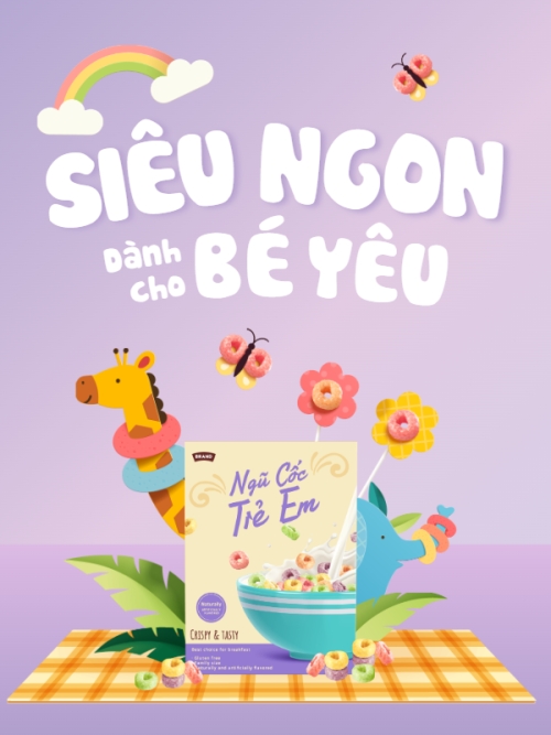 Em bé, baby, trẻ em, kids, ngũ cốc, cereal, đồ ăn, food, thực phẩm, ẩm thực, món ăn, F&B, thức ăn