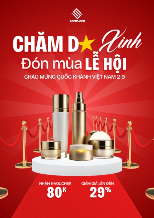 2/9, Quốc Khánh, lễ hội, Việt Nam, làm đẹp, spa, beauty, thẩm mỹ, skincare, hiện đại, modern