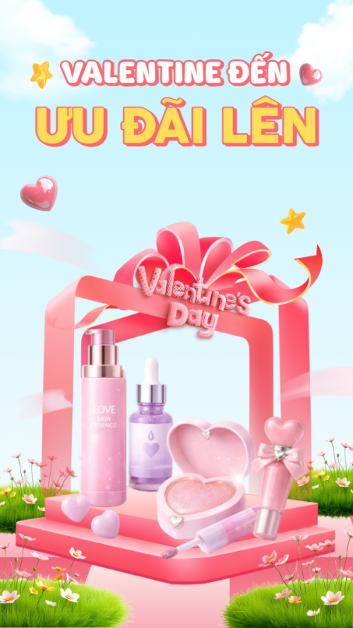 Valentine đến ưu đãi lên