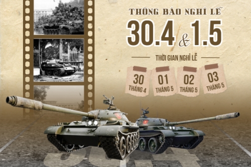 Lịch nghỉ lễ 30/4-1/5