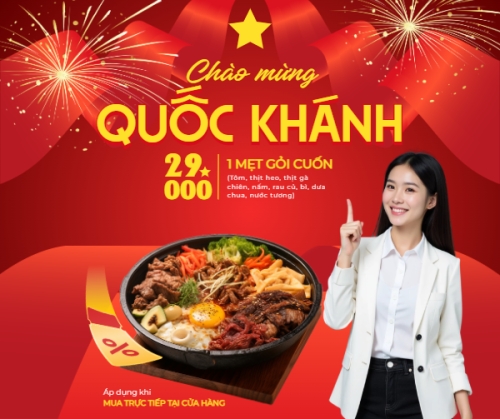 2/9, Quốc Khánh, lễ hội, Việt Nam, đồ ăn, food, thực phẩm, ẩm thực, món ăn, F&B, thức ăn, hiện đại, modern