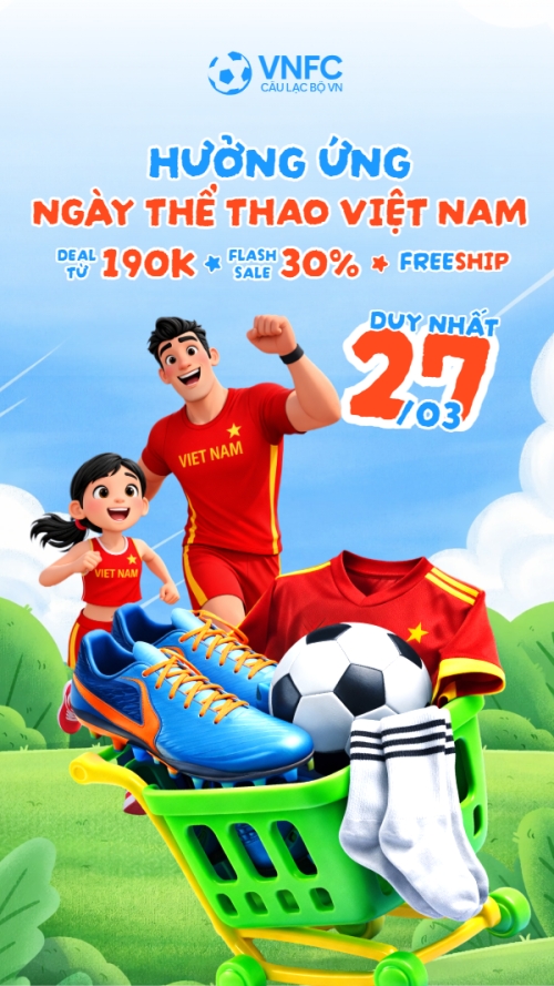 Chào mừng ngày thể thao Việt Nam 27/3