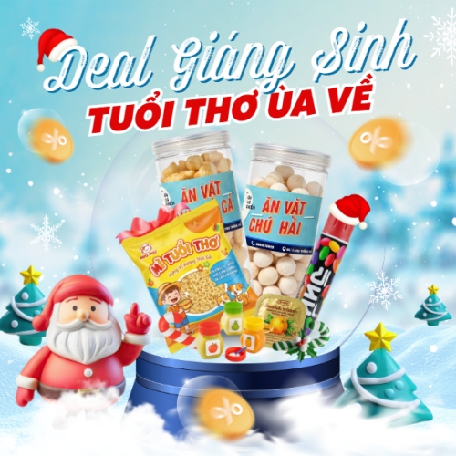Deal giáng sinh tuổi thơ ùa về