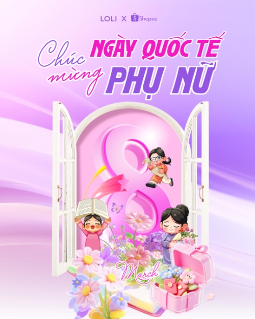 Chúc mừng ngày Quốc tế phụ nữ 8/3