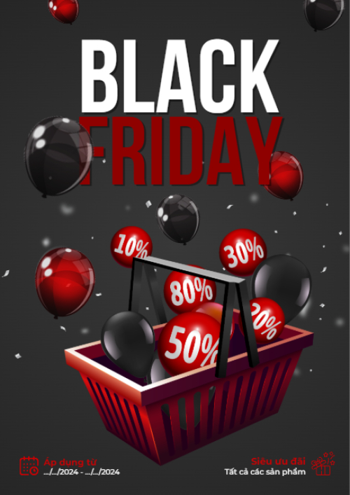 Black Friday, sự kiện, event, chương trình, sale, thứ 6 đen tối