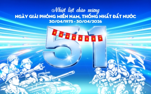 Chào mừng 51 năm giải phóng miền Nam, thống nhất đất nước 30/4