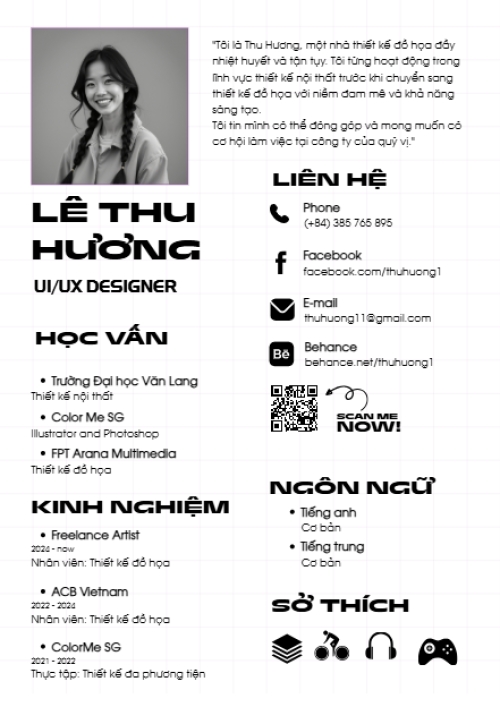 Thiết kế, designer, UX/UI, truyền thông, đơn giản, simple, minimalist, tối giản, hiện đại