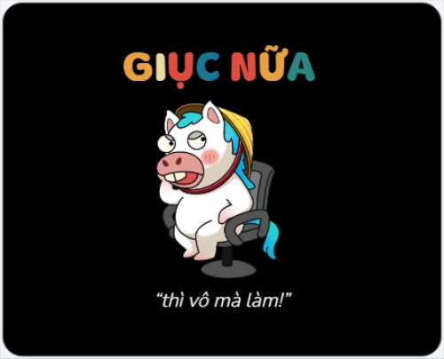 Giục nữa thì vô mà làm