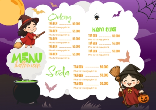 Halloween, lễ hội ma quái, nước uống, drink, ẩm thực, food, dễ thương, cute, chibi, hoạt hình, cartoon