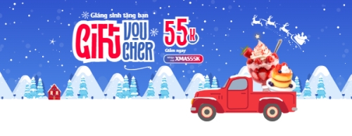 Giánh sinh tặng bạn gift voucher