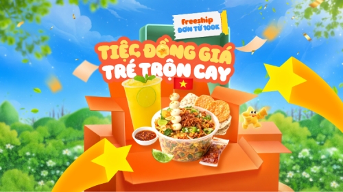 Tiệc đồng giá tré trộn cay