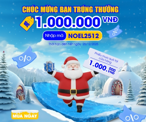 Chúc mừng bạn trúng thưởng