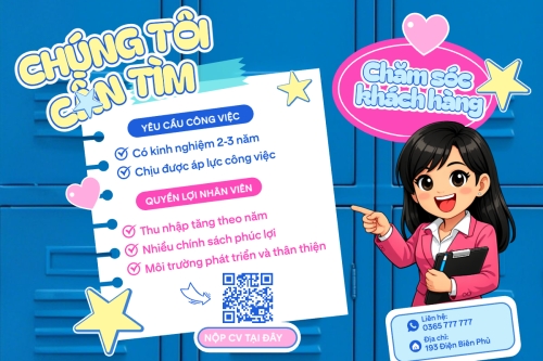 Tuyển dụng chăm sóc khách hàng
