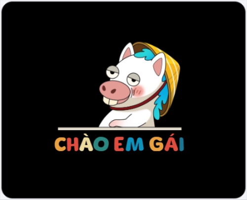 Chào em gái