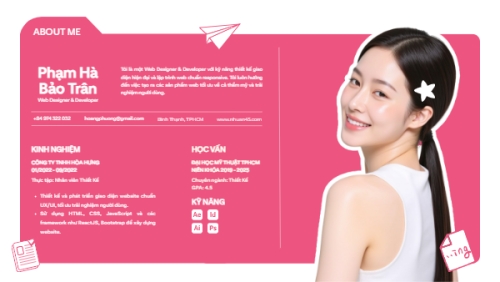Hồ sơ xin việc Graphic Designer — 2
