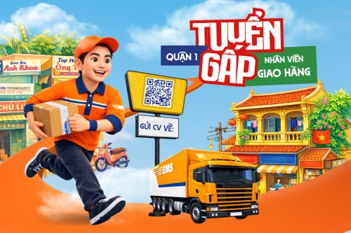 Tuyển gấp nhân viên giao hàng