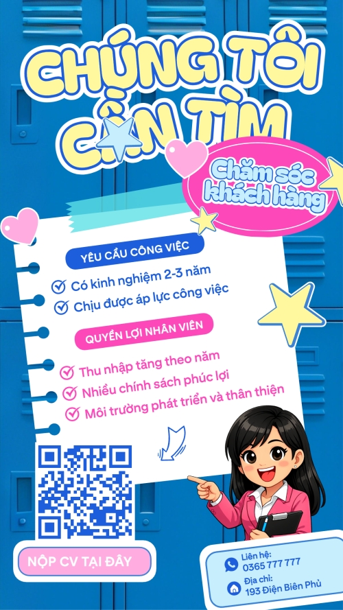 Tuyển dụng chăm sóc khách hàng