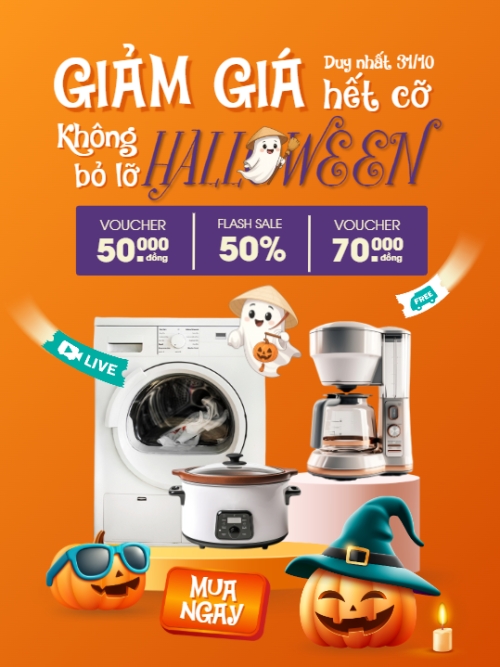Halloween, lễ hội ma quái, sự kiện, event, công nghệ, technology, điện tử, electronic, dễ thương, cute, chibi, hoạt hình, cartoon