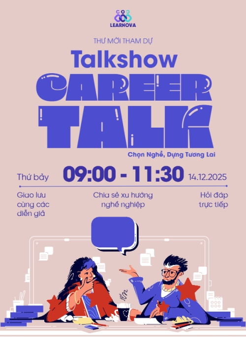 Talkshow, nghề nghiệp, sự kiện, event, đơn giản, simple, dễ thương, cute