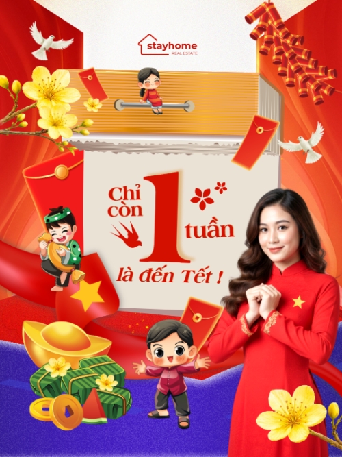 Chỉ còn 1 tuần là đến tết