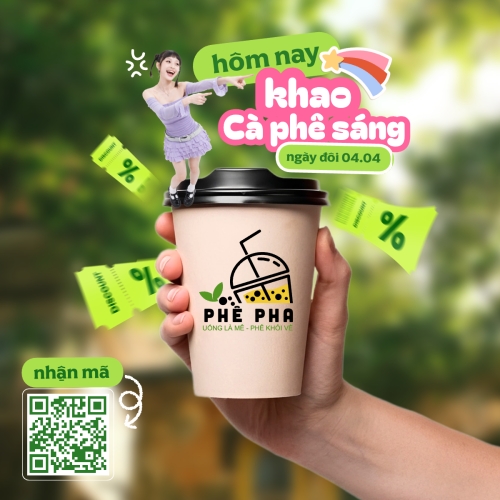 Khao cà phê sáng