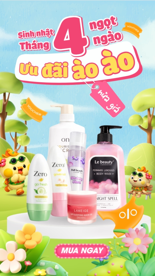 Giảm giá sinh nhật
