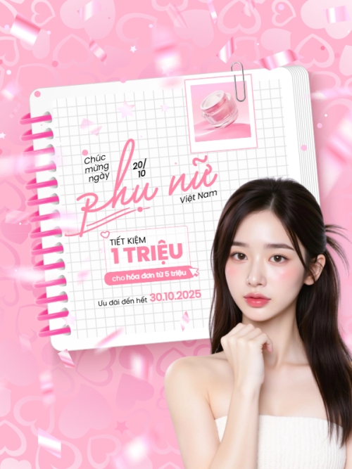 20/10, Ngày phụ nữ Việt Nam, Vietnamese Women's Day, phụ nữ, sự kiện, event, mỹ phẩm, làm đẹp, beauty, hiện đại, modern