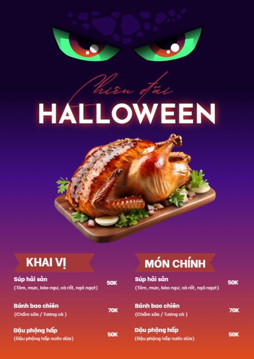 Halloween, đồ ăn, food, thực phẩm, ẩm thực, món ăn, F&B, nhà hàng, thức ăn