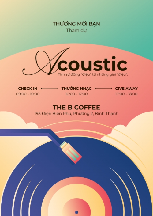 Âm nhạc, music, văn nghệ, giải trí, acoustic, sự kiện, event, giao lưu, dễ thương, cute, đơn giản
