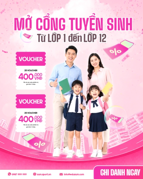 Mở cổng tuyển sinh