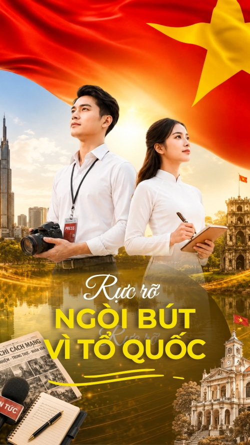 Rực rỡ ngòi bút vì Tổ Quốc
