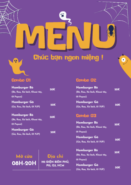 Halloween, đồ ăn, food, thực phẩm, ẩm thực, món ăn, F&B, nhà hàng, thức ăn