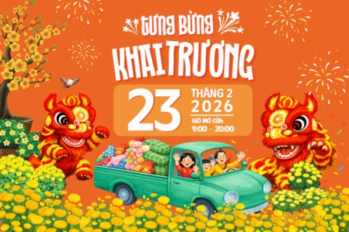 Tưng bừng khai trương
