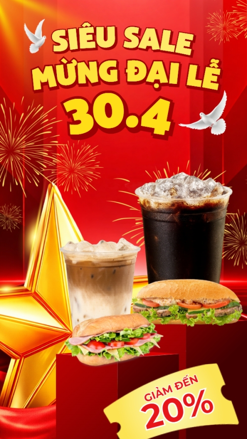 Siêu sale mừng đại lễ 30.4
