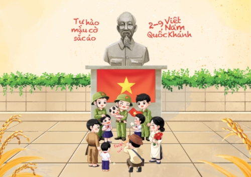 Việt Nam, lễ hội, 2/9, Quốc Khánh, 30/4, 1/5, dễ thương, cute, thuần Việt