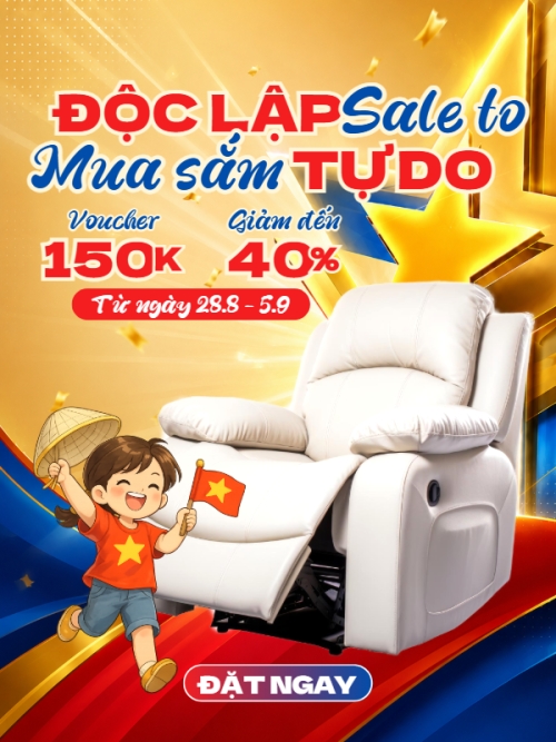 Độc lập sale to mua sắm tự do