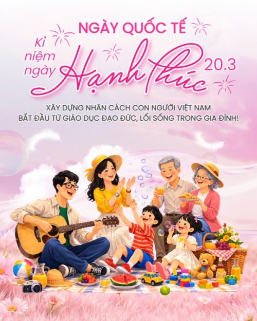 Kỉ niệm ngày Quốc Tế Hạnh Phúc 20/3