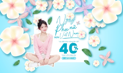 20/10, Ngày phụ nữ Việt Nam, Vietnamese Women's Day, phụ nữ, sự kiện, event, mỹ phẩm, làm đẹp, beauty, hiện đại, modern