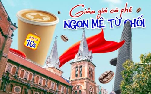 Giảm giá cà phê ngon mê từ chối