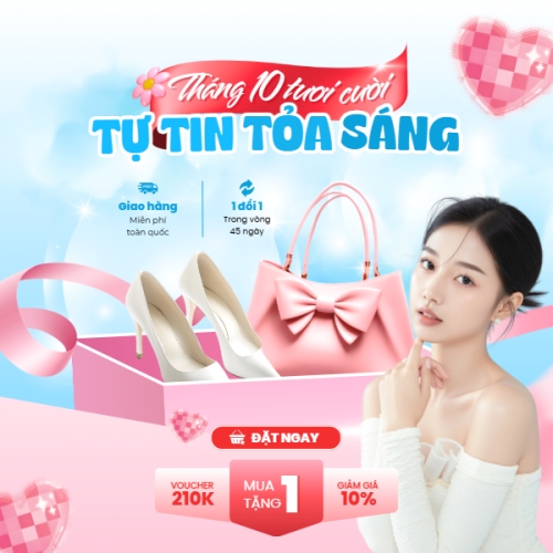 20/10, Ngày phụ nữ Việt Nam, Vietnamese Women's Day, phụ nữ, sự kiện, event, mỹ phẩm, làm đẹp, beauty, hiện đại, modern