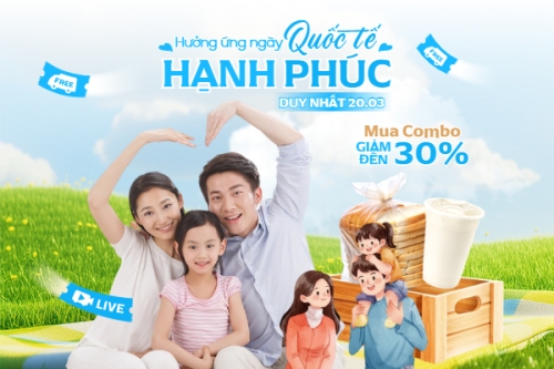 Hưởng ứng ngày Quốc tế Hạnh Phúc 20/3