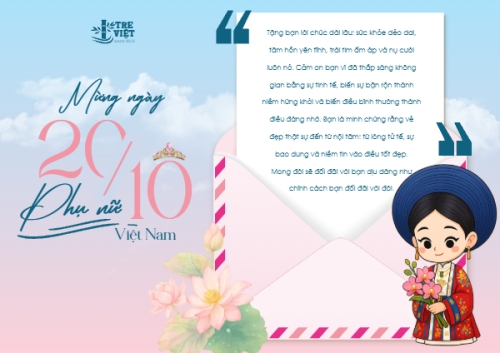 20/10, Ngày phụ nữ Việt Nam, Vietnamese Women's Day, phụ nữ, sự kiện, event, dễ thương, cute, chibi, hoạt hình, cartoon — 1